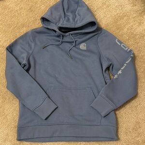 NWT Boys Carhartt Blue Men's Hoodie size L